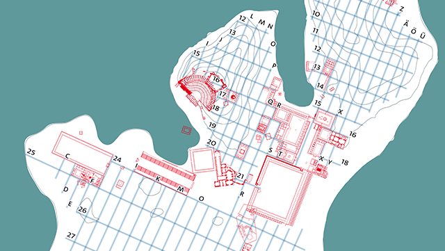 Der Stadtplan von Milet