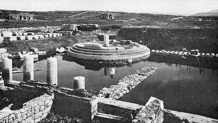 The Large Harbor Monument after the excavation