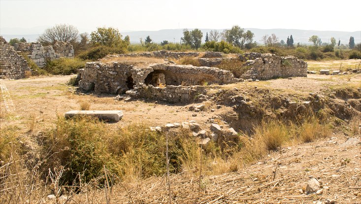 İbrahim Bey Bath seen from the north